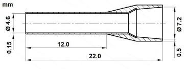 KABEĻU UZGALIS TUL-10/12/DIN-R*P100